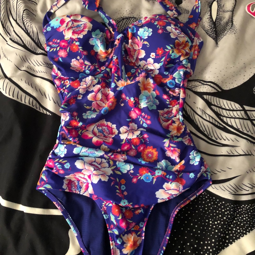 Floral Retro/Pin-Up Swimsuit